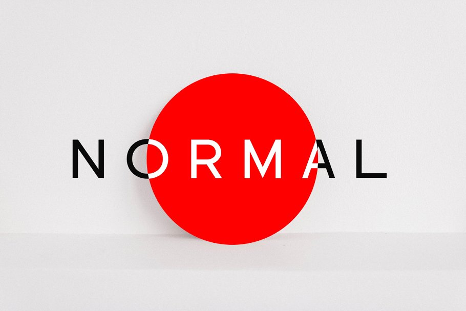 Beispiel einer Normal-Schriftart